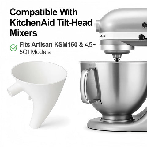WEIAIDE no-mess pouring funnel minimizes spills during baking prep.
