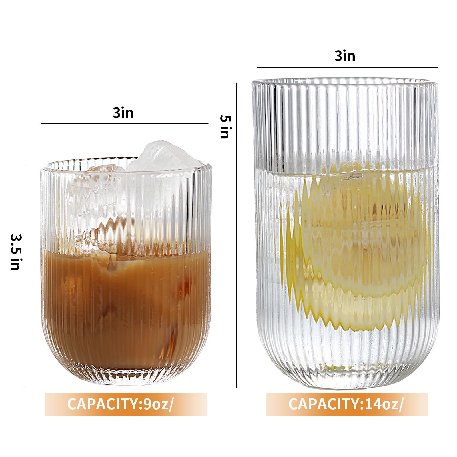 WeirdUncle beer and water glasses offer stable balance on any table.