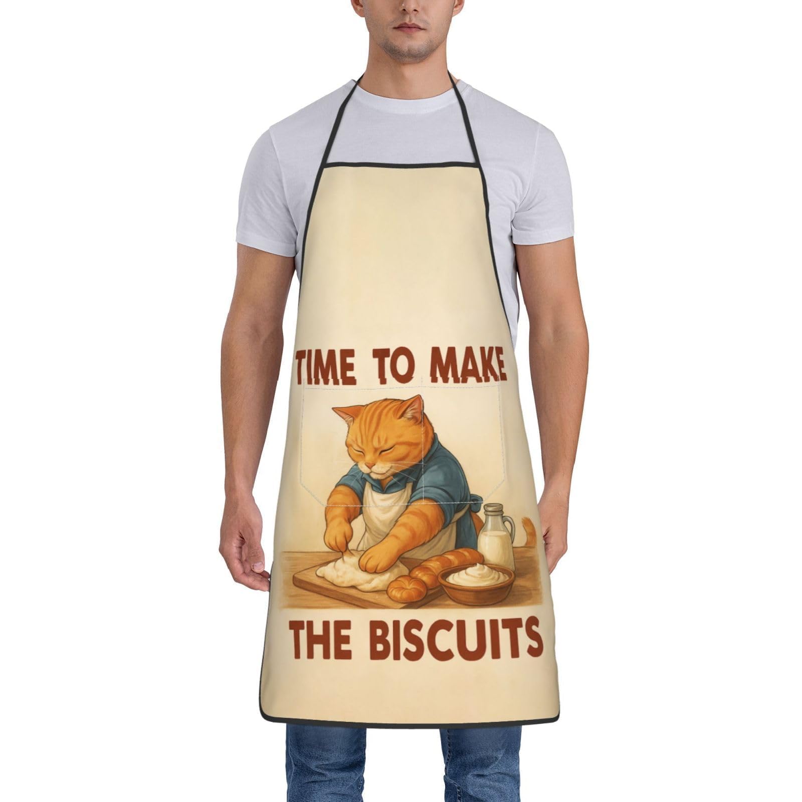 Weiscode breathable polyester fabric keeps you comfortable while cooking.