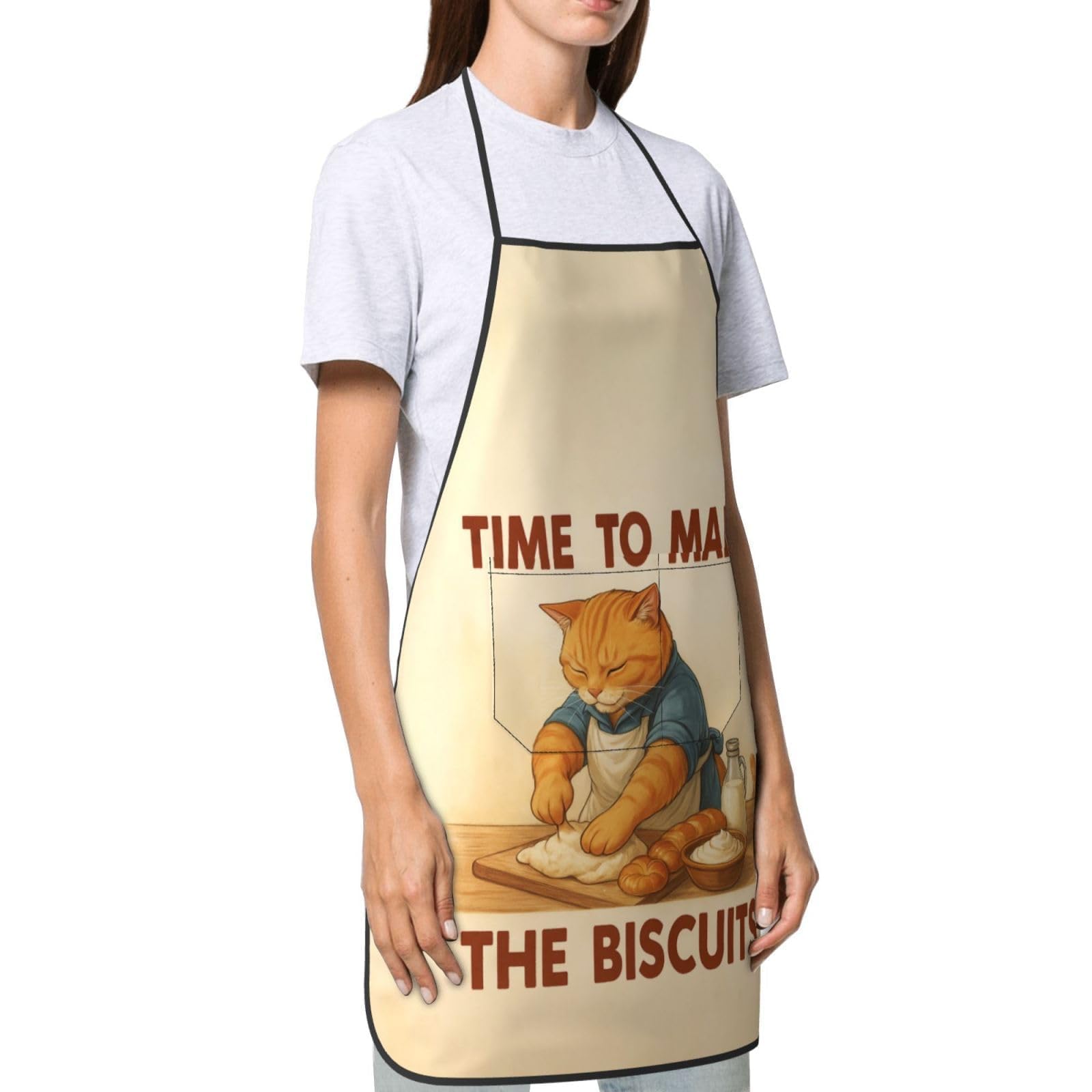 Weiscode apron with large front pockets ideal for utensils and recipes.