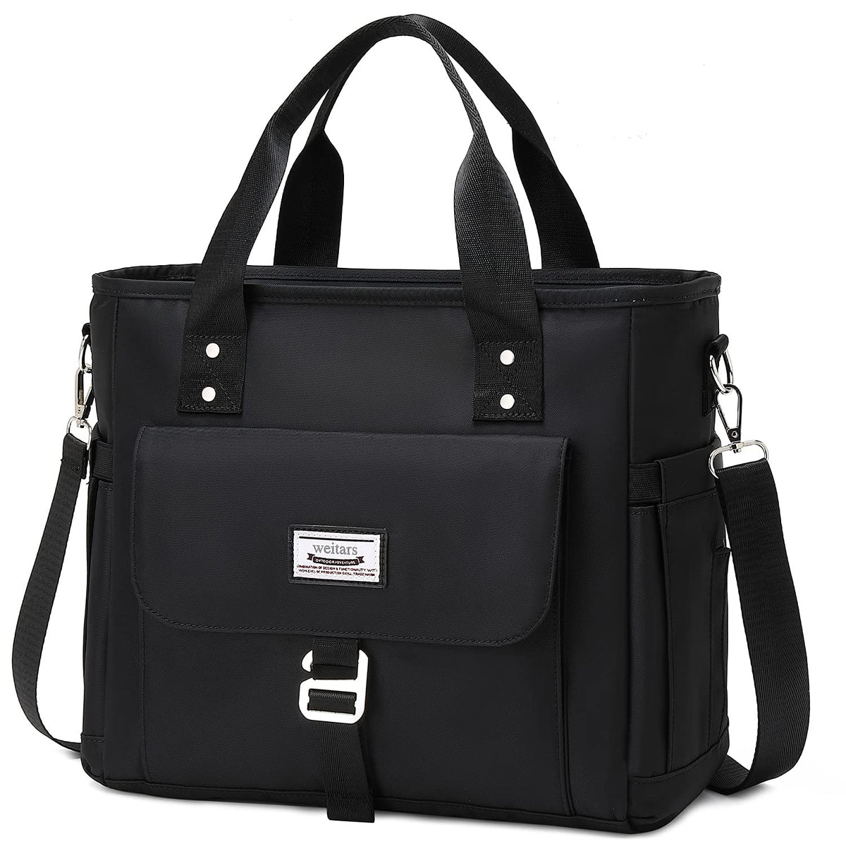 Weitars insulated lunch bag with large size for workday meals and easy organization.