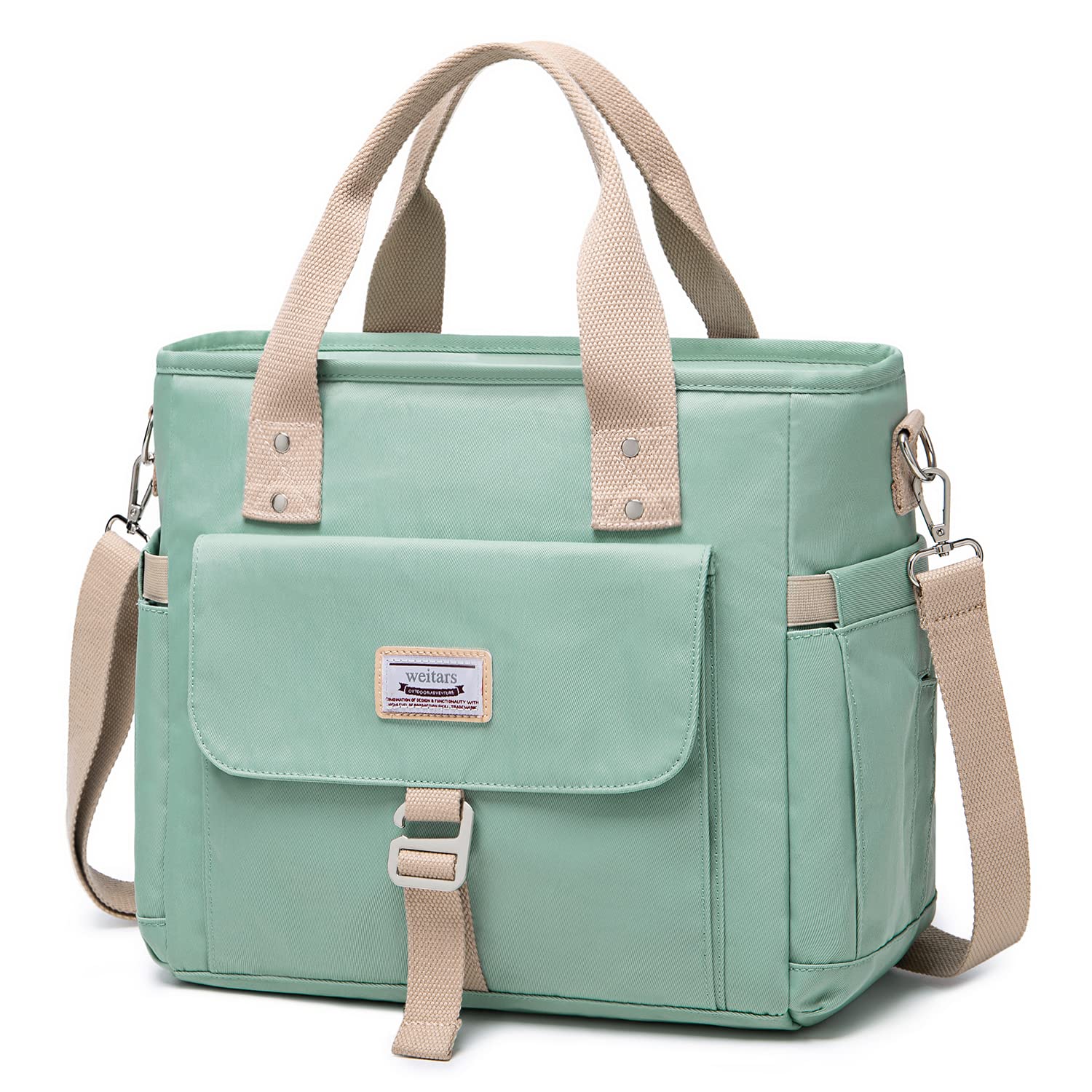 Weitars insulated lunch bag with a large interior for daily meals on the go.