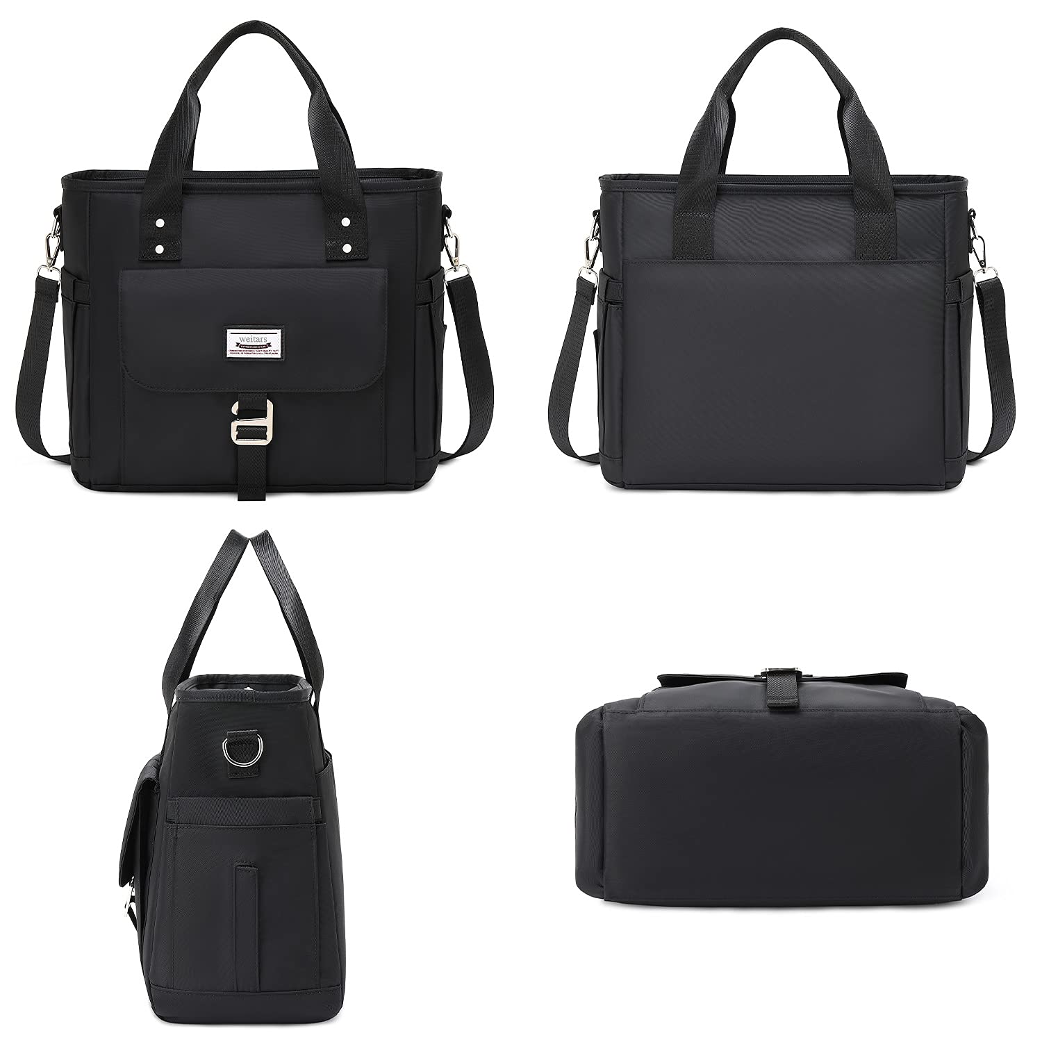 Weitars lunch bag with wide opening for easy packing and cleaning.