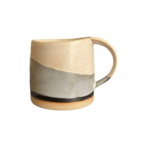 Well Covered & Green Original Day glazed day mug emphasizing cappuccino-style shape and ergonomic handle