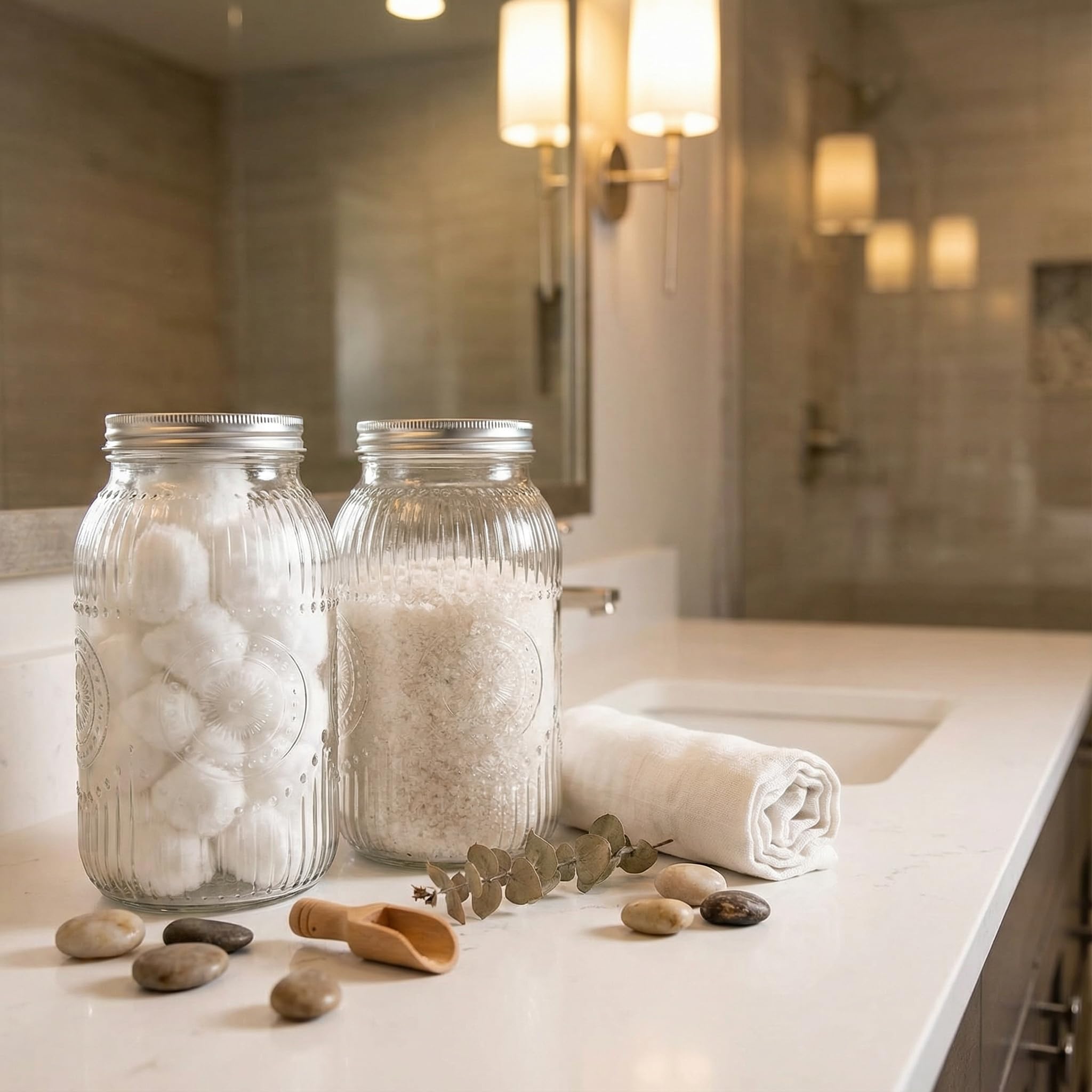 Wellife jars ideal for DIY candles and party favors with clear visibility