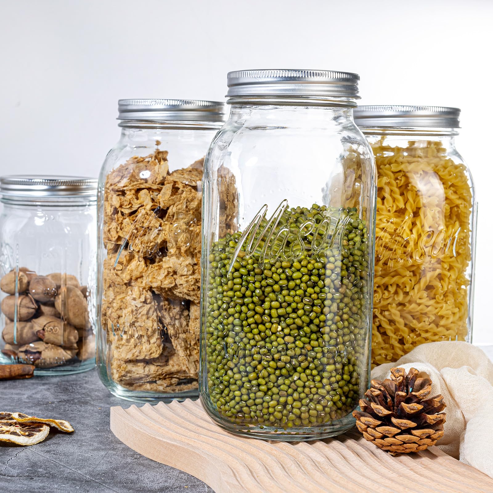 WELLIFE large-capacity storage ideas for nuts, oats, and snacks.