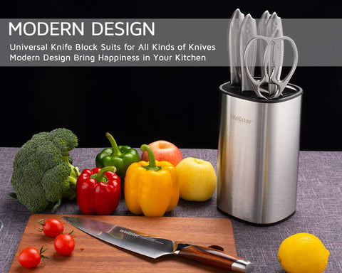 Wellstar anti-tip design helps prevent countertop spills.