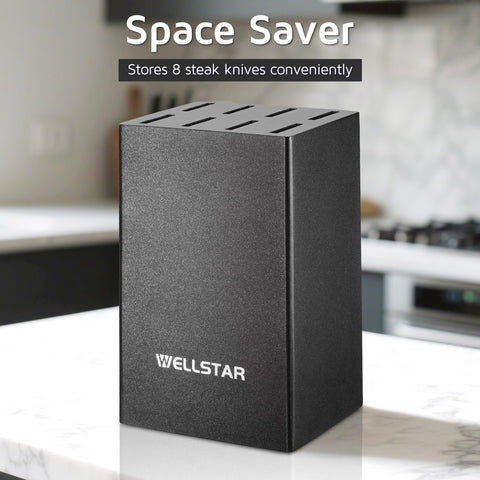 WELLSTAR compact design saves counter space while keeping knives within reach.