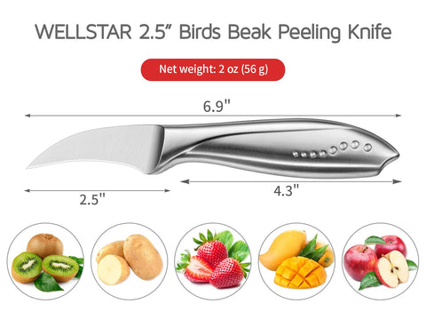 WELLSTAR ready-to-use blade for quick kitchen prep and clean cuts.