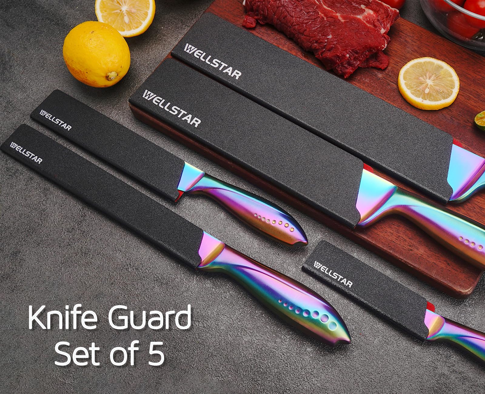 Wellstar universal knife edge guards showing versatile blade compatibility.