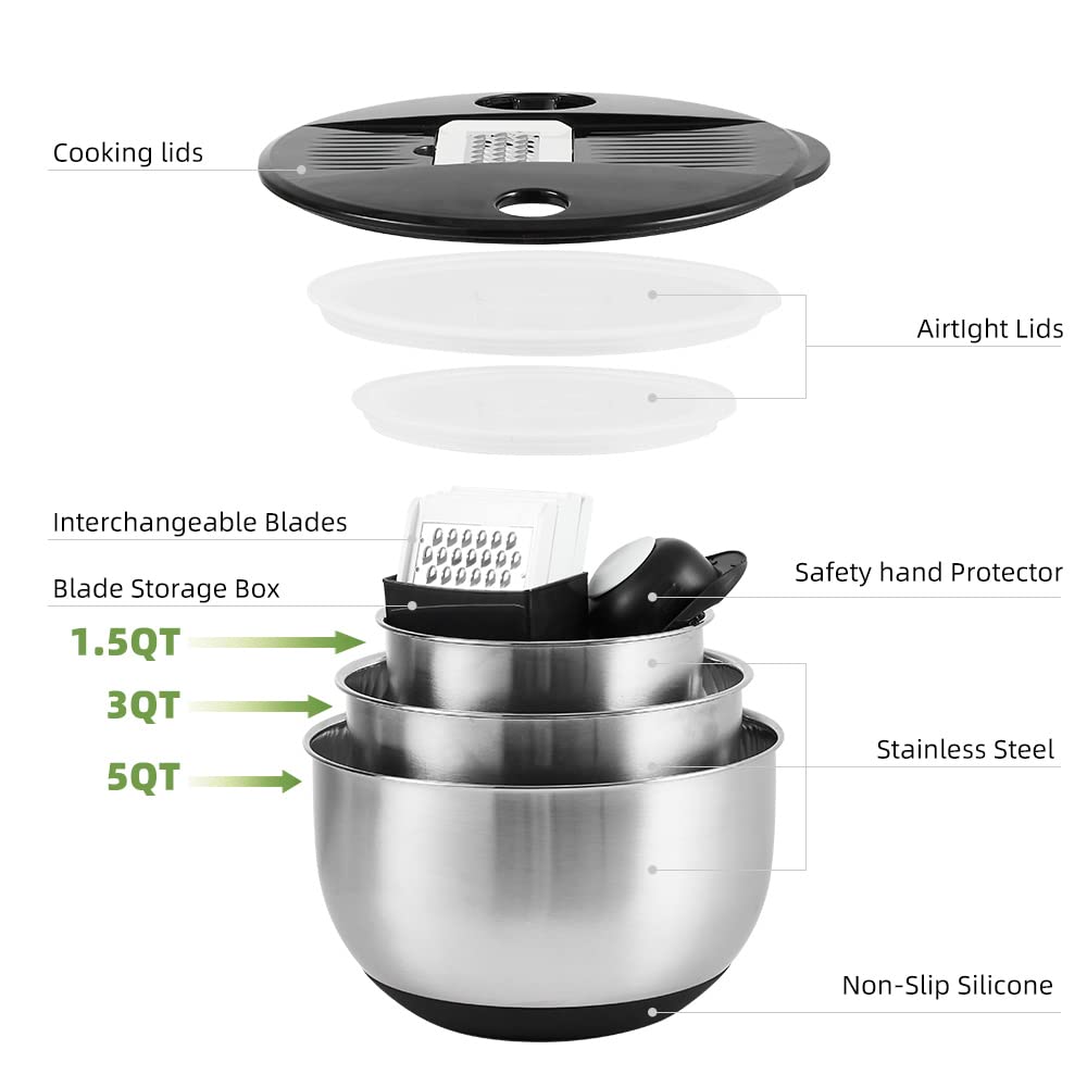 Weltonhm airtight lids keep ingredients fresh for fridge storage.