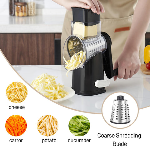 Weltonhm BPA-free blades ensure safe cheese shredding.