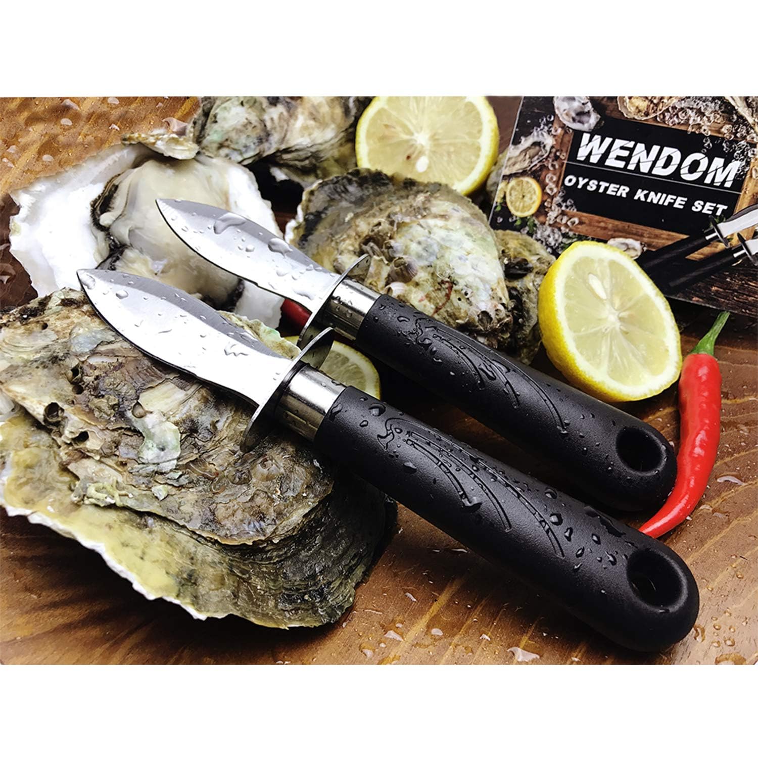 Gift-ready WENDOM oyster toolkit for gatherings, parties, and meals