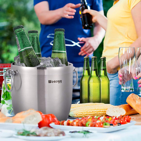 WENEGG 3-liter capacity ideal for wine or champagne chilling.