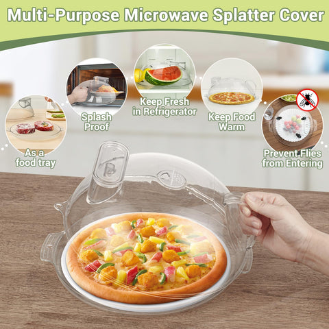 Clear WENWELL lid lets you monitor steam while cooking.