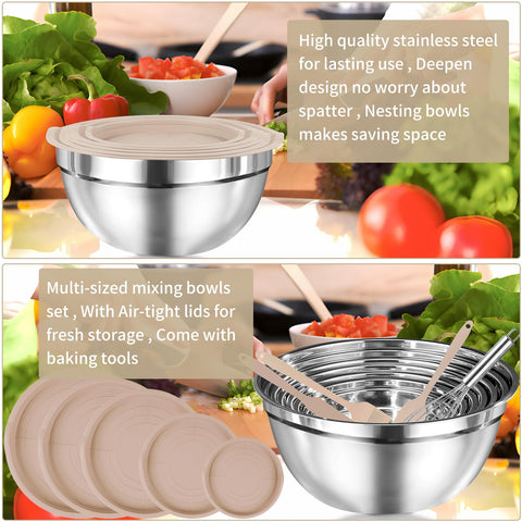 Dishwasher-safe bowls simplify cleanup after cooking