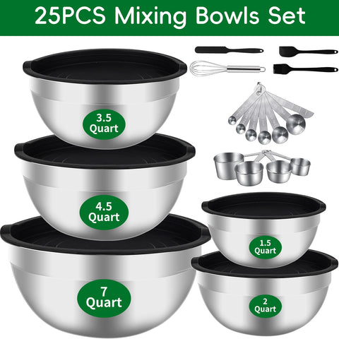 WEPSEN measuring cups spoons set for precise ingredients
