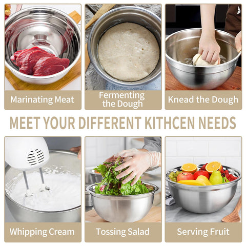 Nestable WEPSEN bowls save cabinet space in daily use