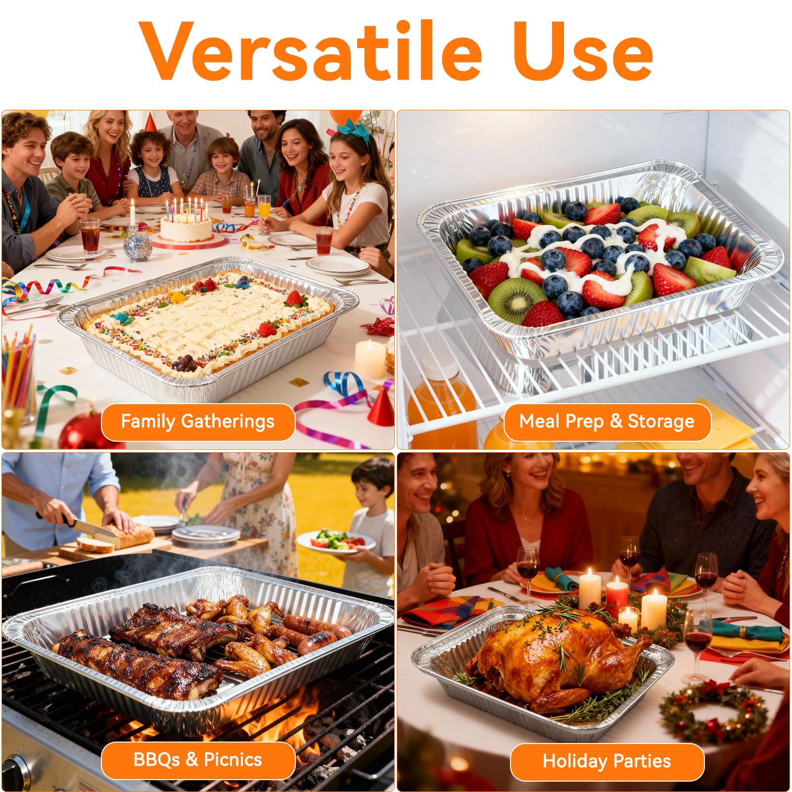 WEPSEN pans versatile for baking, freezing, and serving at events