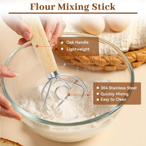 WEPSEN cleaning brush speeds up post-bake cleanup of baskets.