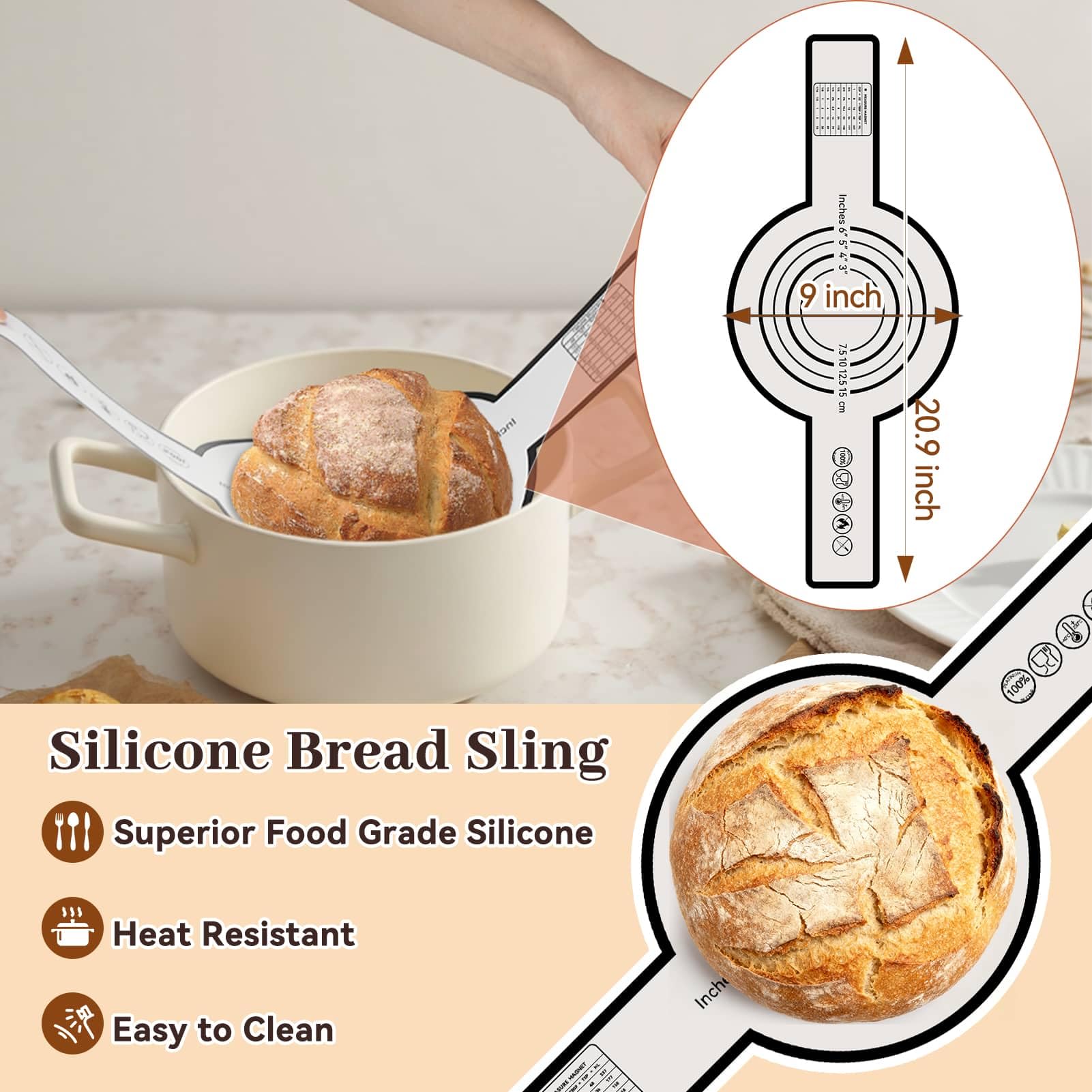 WEPSEN dough scoring lame creates precise decorative crust patterns.