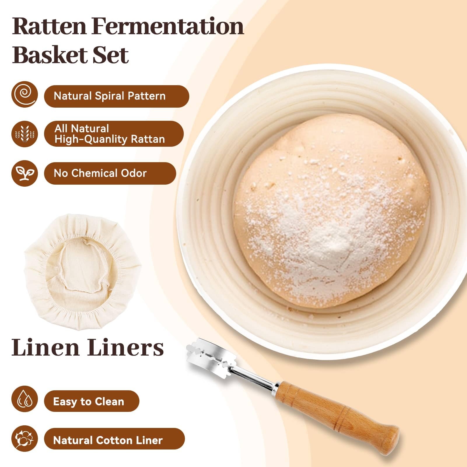WEPSEN flour mixing stick helps accurate hydration and consistent dough mixing.