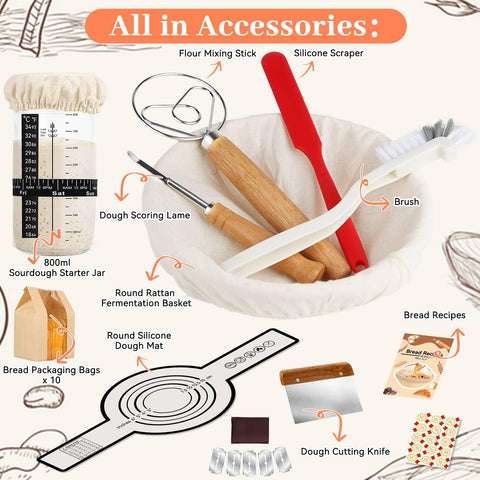 WEPSEN silicone scraper cleans edges and handles dough smoothly.