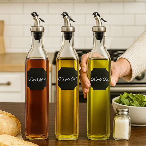 WERTIOO four-pack bottles neatly displayed for organized oil prep