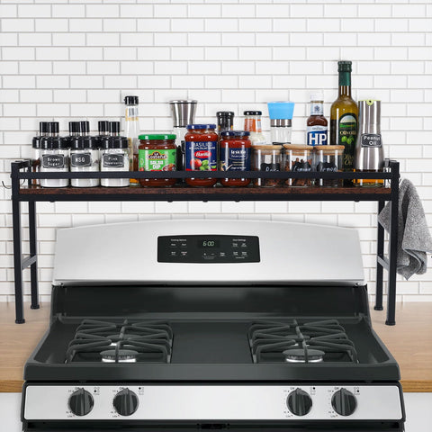 weslinkeji spice rack shelf stove top keeps spices within easy reach