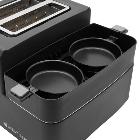 West Bend breakfast station sandwich-assembly speeds morning meal prep.