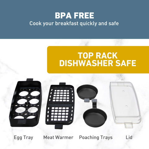 West Bend breakfast station high-toast-lift simplifies removing small breads.