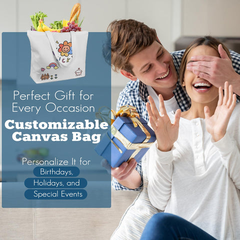 WeStar 12oz polyester tote surface designed for HTV and transfer projects.