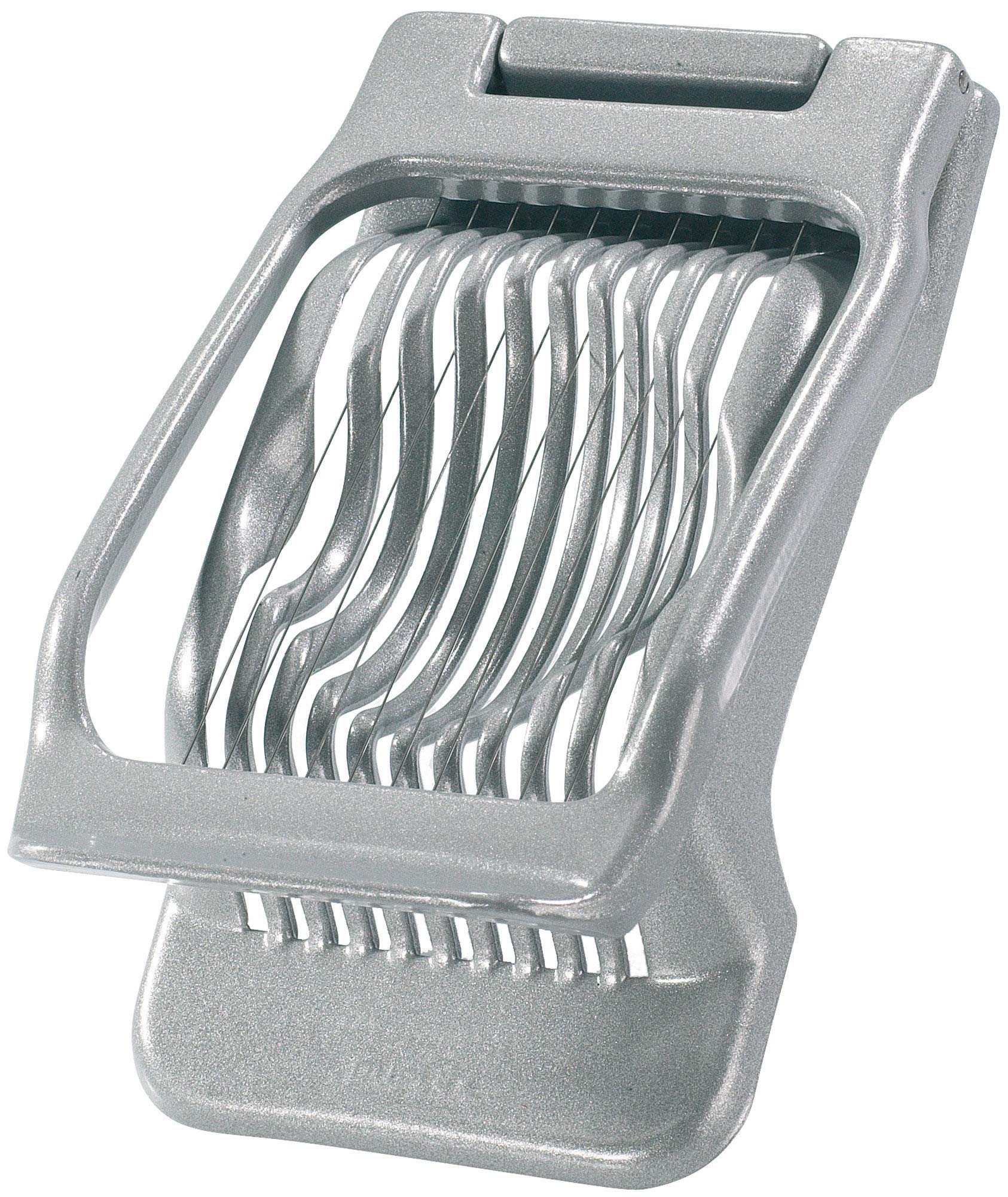 Westmark egg slicer wire closeup shows durable stainless blades for precise egg slices