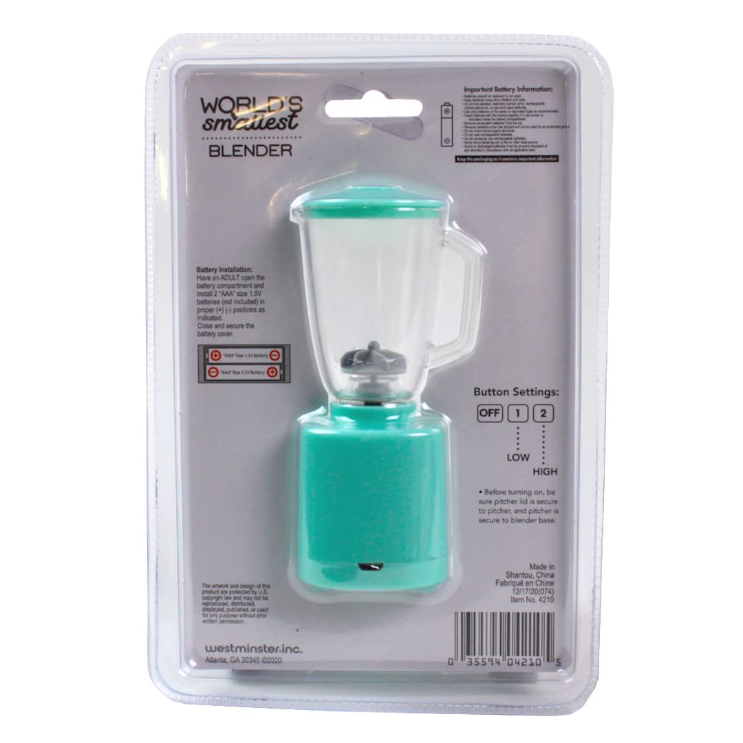 Westminster World's Smallest Blender in action for on-the-go prep and tiny recipes.