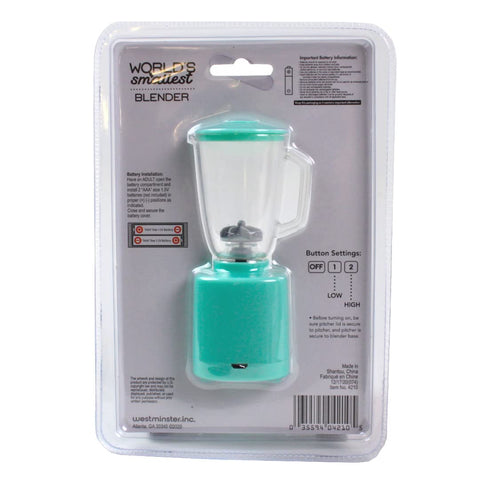 Westminster World's Smallest Blender in action for on-the-go prep and tiny recipes.