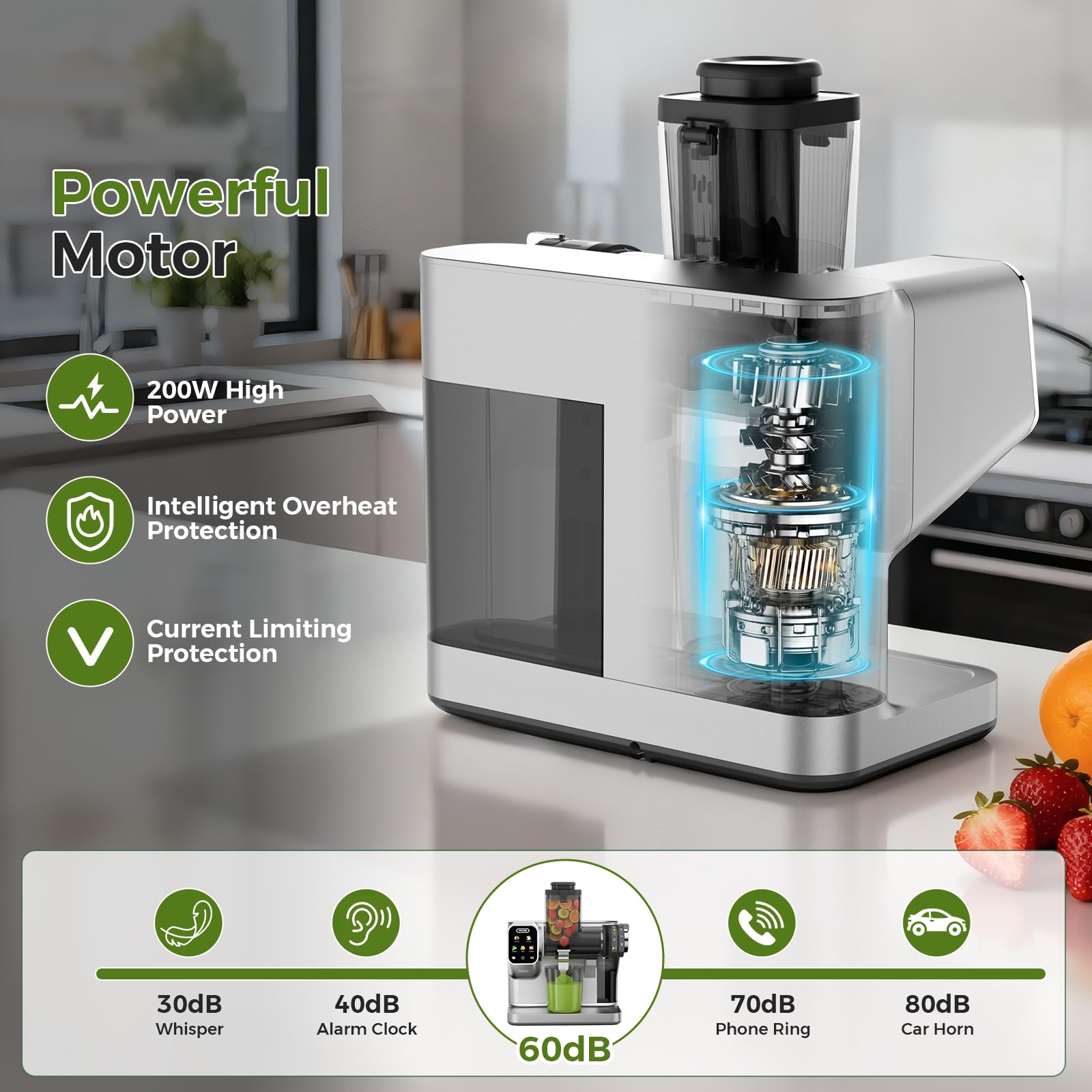 WetIE juicer safety lock in action preventing accidental operation