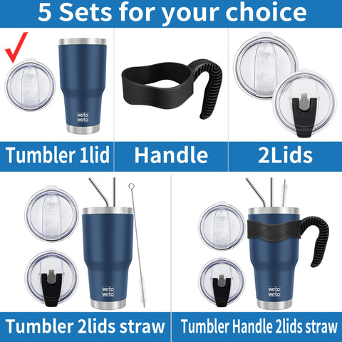 WETOWETO 18-8 stainless interior prevents metallic taste when sipping