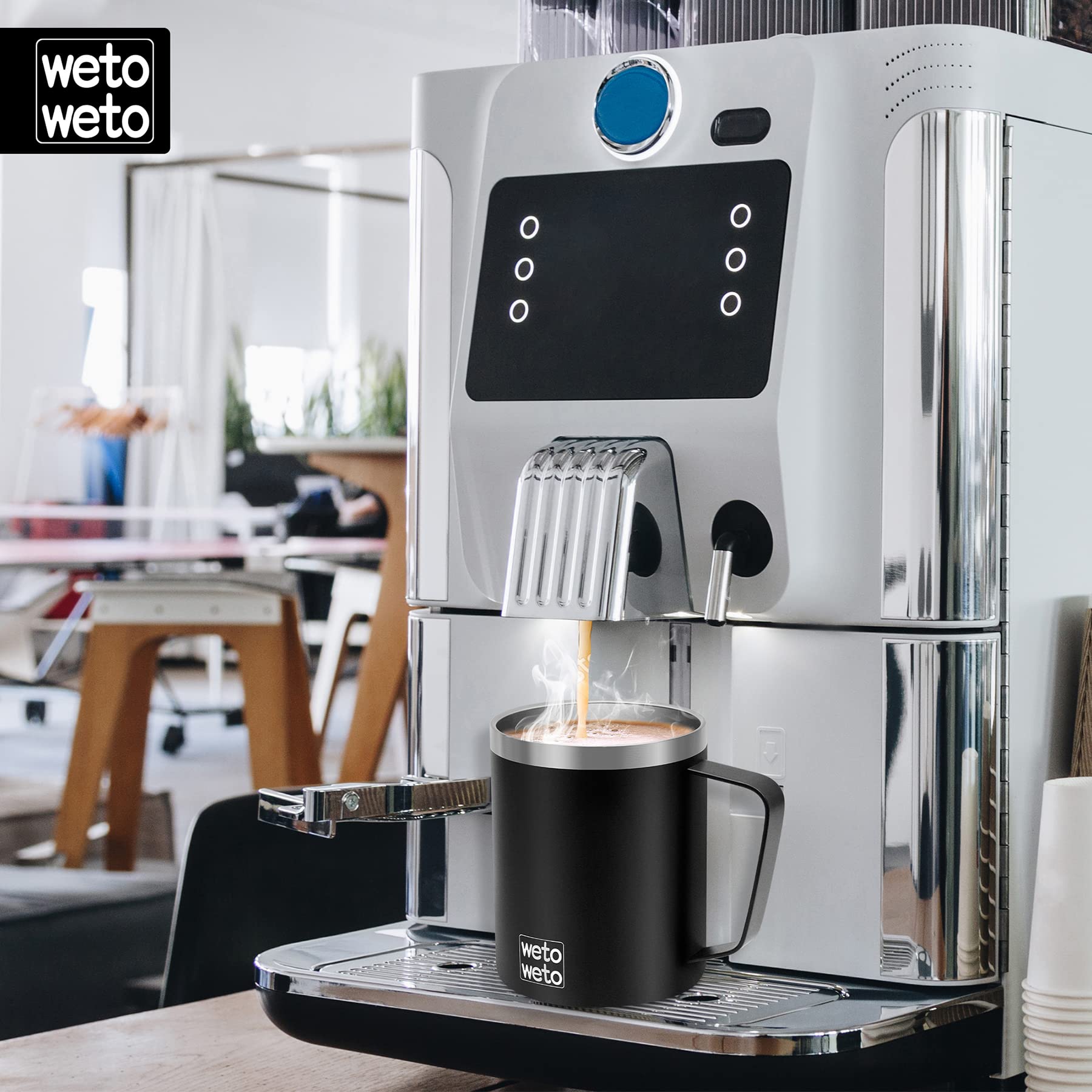 WETOWETO dishwasher-safe mug for easy cleaning and everyday use.