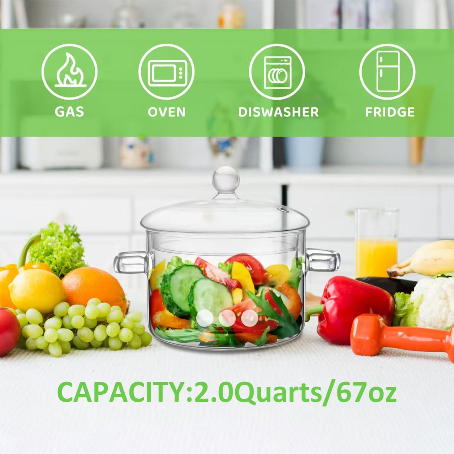 WETPYAKS Glass Pot transparent walls enable quick progress checks