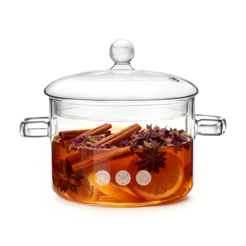 WETPYAKS Glass Pot lid view shows clear monitoring of simmering