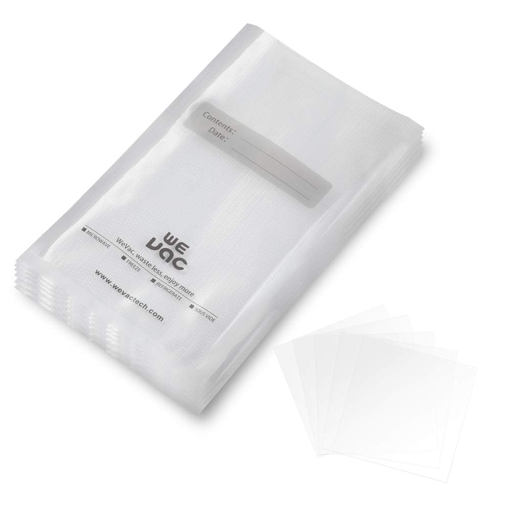 Wevac 6x10 pint bags with embossed channels for stronger seal and fresher storage