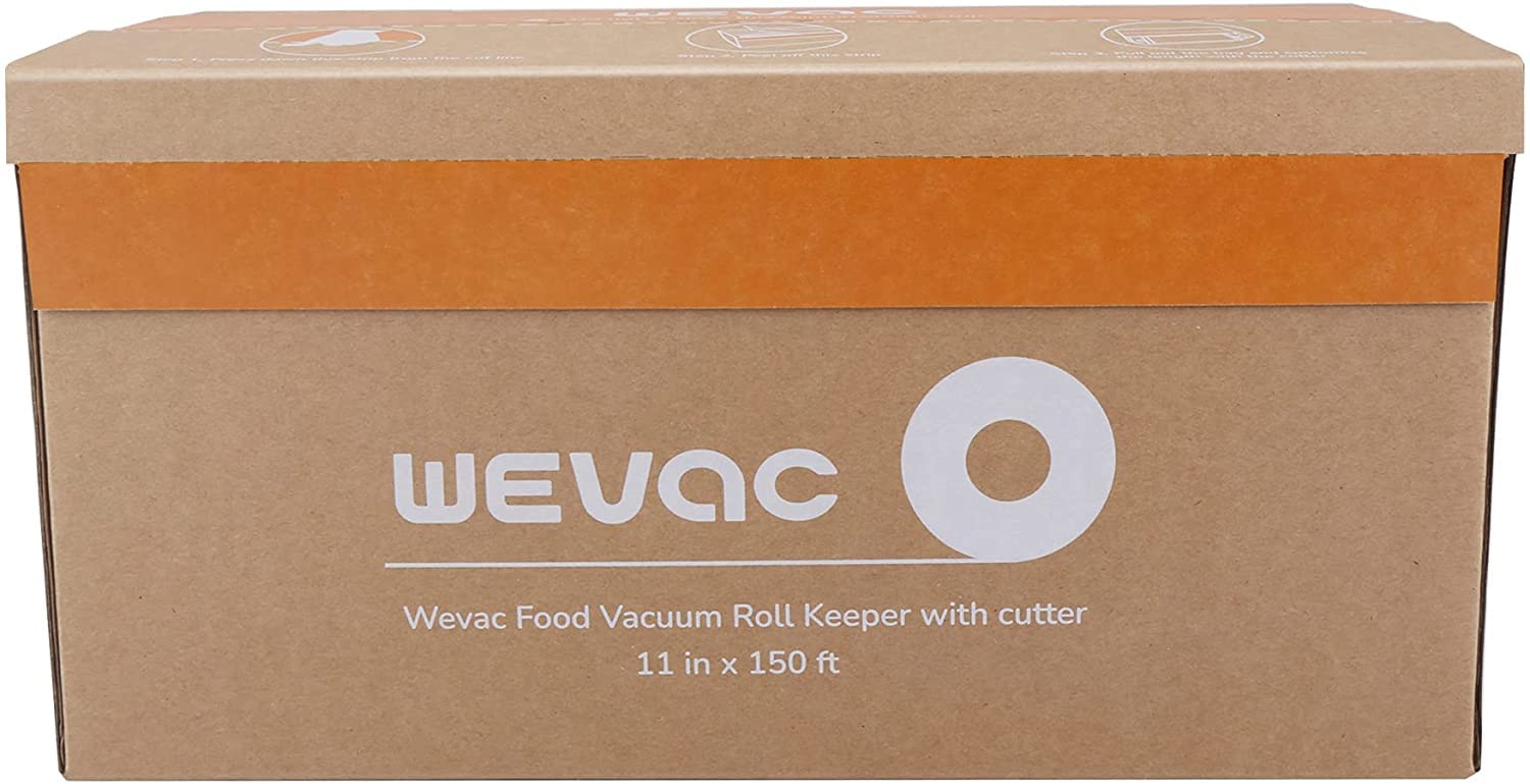Wevac BPA-free roll provides safe, food-grade storage options for various foods.