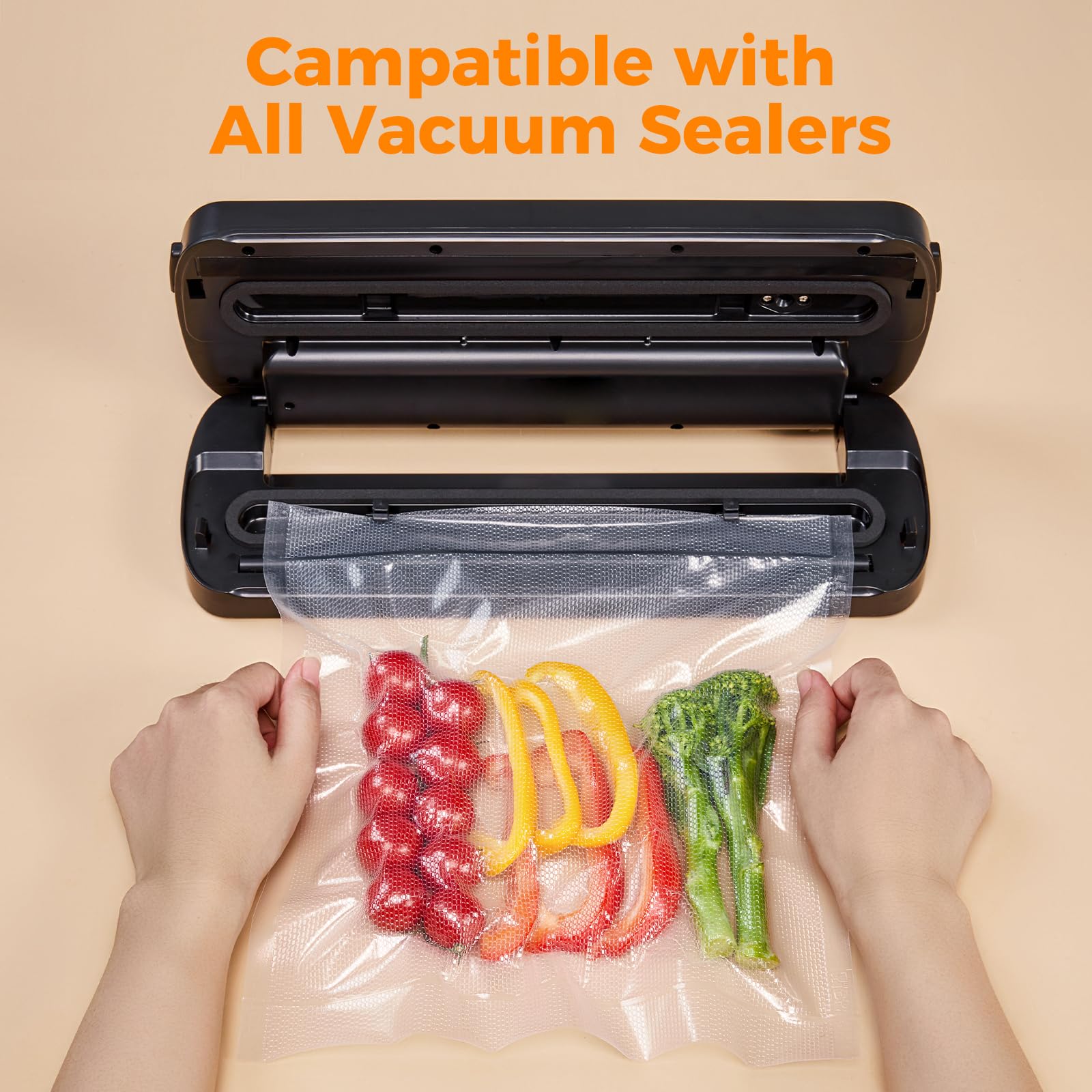 Wevac BPA-free bags suitable for sous vide and long storage.
