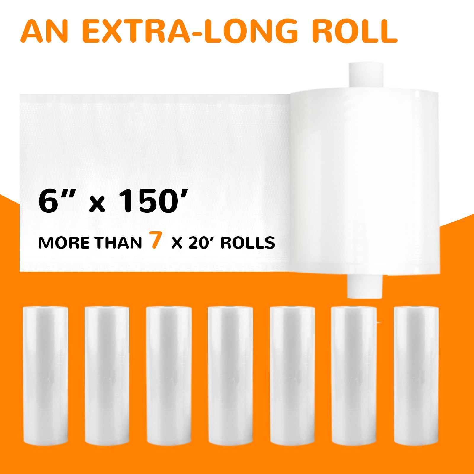 Wevac cutter box for roll enabling precise, easy bag trimming.