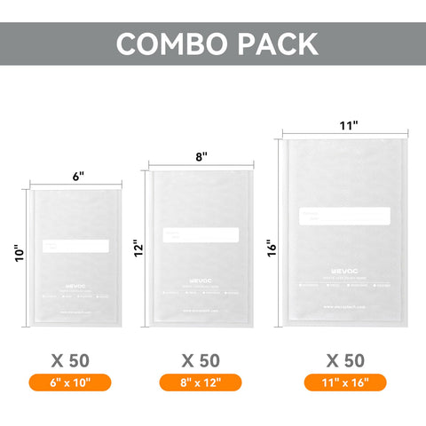 Wevac freezer-safe bags maintain freshness in freezing conditions.