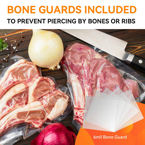 Wevac freezer-safe storage bags minimize freezer burn and dehydration.