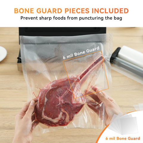 Wevac bags keep contents safe in freezer and microwave reheating scenarios.