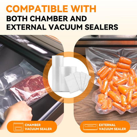 Wevac Lite 11x50 roll ideal for large portions and batch prep.