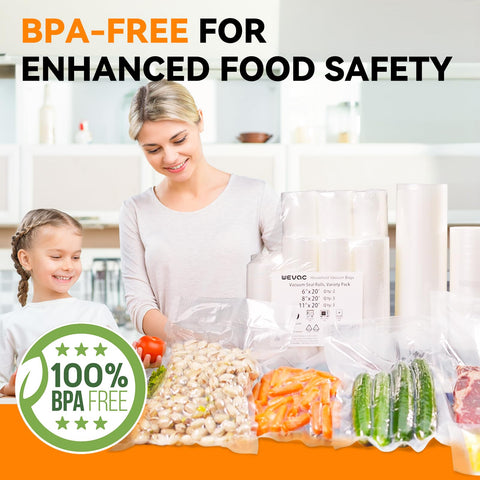 Wevac Lite film protects food from freezer burn and dehydration.