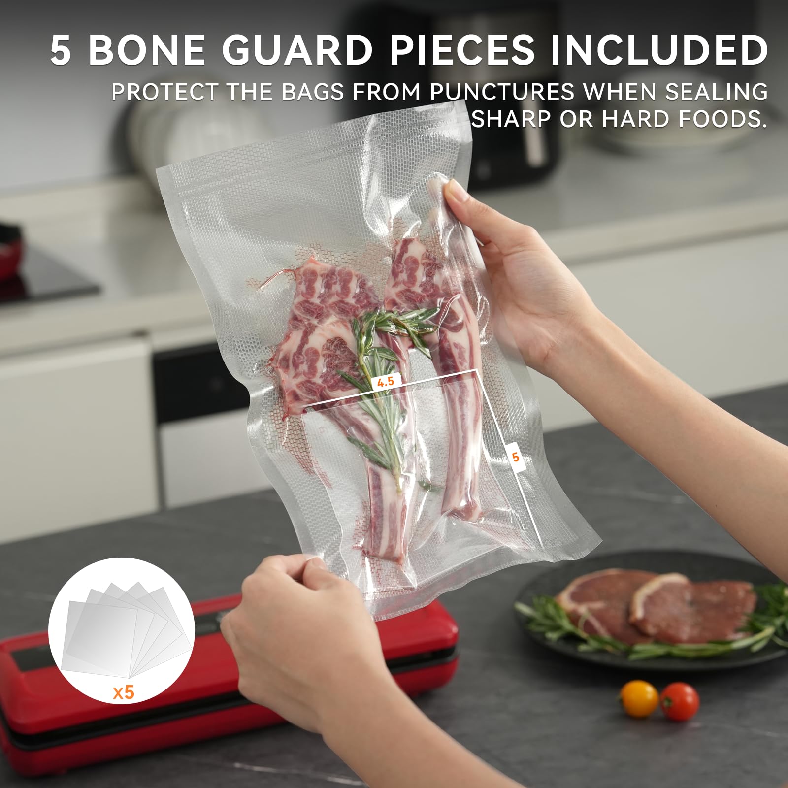 Wevac Lite 11x50 roll aids marinating and sous vide with strong seals